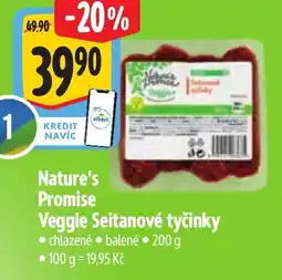 Albert Nature's Promise Veggie Seitanové tyčinky nabídka