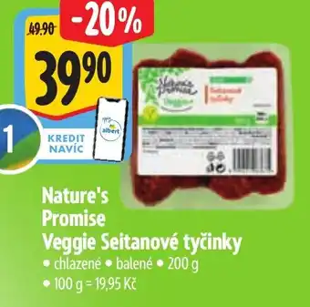 Albert Nature's Promise Veggie Seitanové tyčinky nabídka