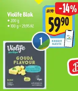 Albert Violife Blok nabídka