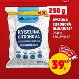 Penny Market Allnature kyselina citronová nabídka