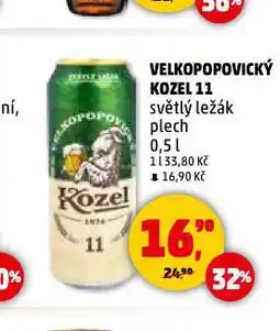 Penny Market Pivo velkopopovický kozel nabídka