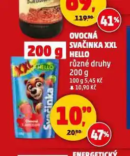 Penny Market Hello ovocná svačinka nabídka