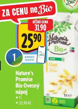 Albert Nature's Promise Bio Ovesný nápoj nabídka