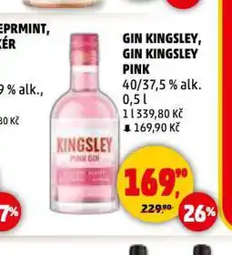 Penny Market Gin kingsley pink nabídka