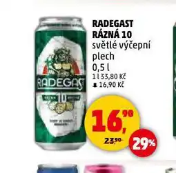 Penny Market Pivo radegast nabídka