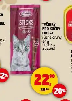 Penny Market Louisa tyčinky pro kočky nabídka