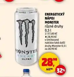 Penny Market Monster energy drink nabídka
