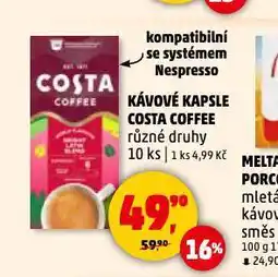 Penny Market Costa coffee kávové kapsle nabídka