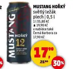 Penny Market Pivo mustang nabídka
