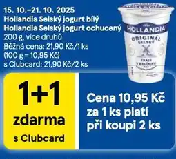 Tesco Hollandia selský jogurt ochucený nabídka
