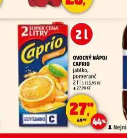 Penny Market Caprio ovocný nápoj nabídka