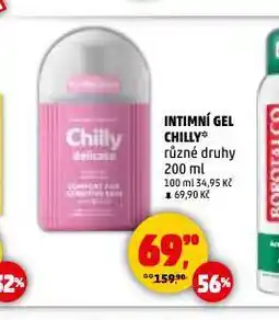Penny Market Chilly gel pro intimní hygienu nabídka
