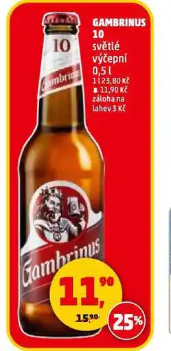 Penny Market Pivo gambrinus nabídka