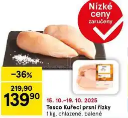 Tesco Kuřecí prsní řízky nabídka