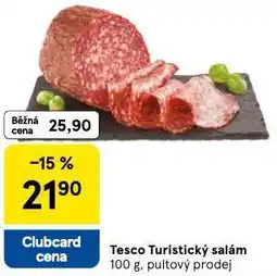 Tesco Turistický salám nabídka