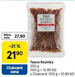 Tesco Rozinky nabídka
