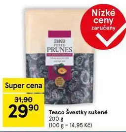 Tesco Švestky sušené nabídka