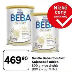 Tesco Nestlé bebe confort kojenecké mléko nabídka