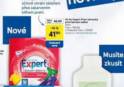Tesco Go for expert prací ubrousky proti barrvení oděvů nabídka