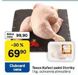 Tesco Kuřecí zadní čtvrtky nabídka