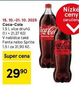 Tesco Coca-cola zero nabídka