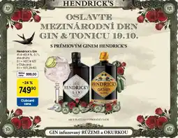 Tesco Handrick´s gin nabídka