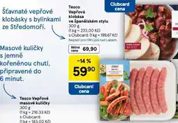 Tesco Vepřová klobása ve španělském stylu nabídka