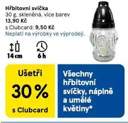 Tesco Hřbitová svíčka nabídka