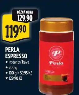Albert Perla espresso nabídka