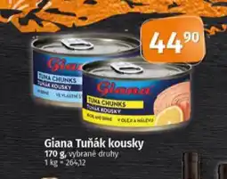 Coop GIANA Tuňák kousky nabídka