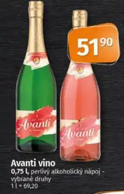 Coop AVANTI Víno nabídka