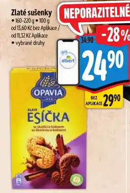 Albert OPAVIA Zlaté sušenky nabídka