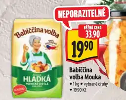 Albert Babiččina volba Mouka nabídka