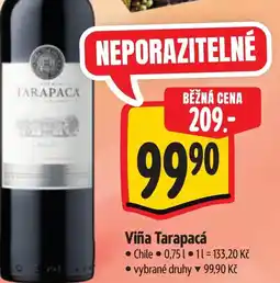 Albert Viña Tarapacá nabídka