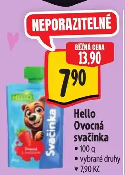 Albert Hello Ovocná svačinka nabídka