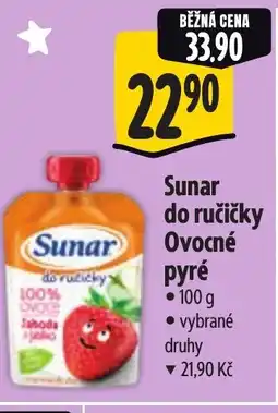 Albert Sunar do ručičky Ovocné pyré nabídka