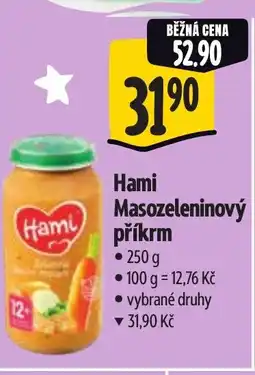 Albert Hami Masozeleninový příkrm nabídka