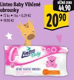 Albert Linteo Baby Vlhčené ubrousky nabídka