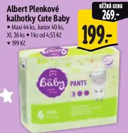 Albert Albert Plenkové kalhotky Cute Baby nabídka