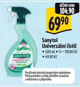 Albert Sanytol Univerzální čistič nabídka
