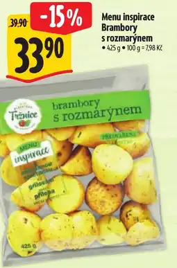 Albert Menu inspirace Brambory s rozmarýnem nabídka