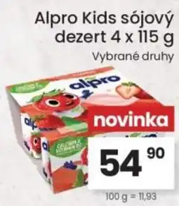 Kubík potraviny Alpro Kids sójový dezert nabídka