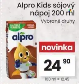 Kubík potraviny Alpro Kids sójový nápoj nabídka
