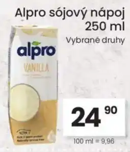 Kubík potraviny Alpro sójový nápoj nabídka