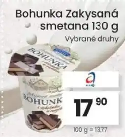 Kubík potraviny Bohunka Zakysaná smetana nabídka