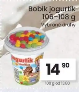 Kubík potraviny Bobík jogurtik nabídka