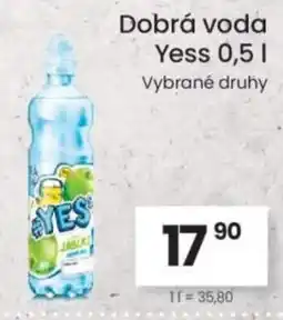 Kubík potraviny Dobrá voda Yess nabídka