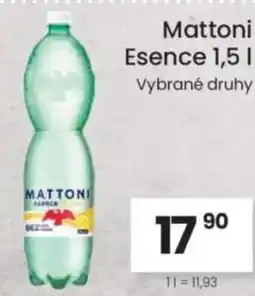 Kubík potraviny Mattoni Esence nabídka