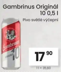 Kubík potraviny Gambrinus Originál 10 nabídka