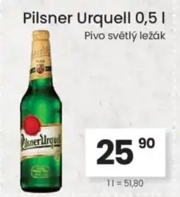 Kubík potraviny Pilsner Urquell nabídka